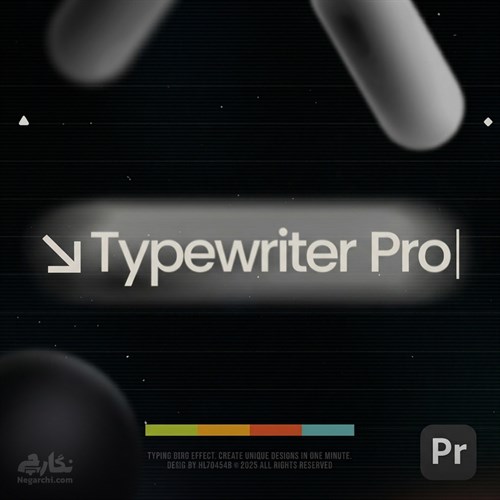 پک پریست انیمیشن متن Typewriter Text Animation افکت تایپ ماشینی مخصوص پریمیر