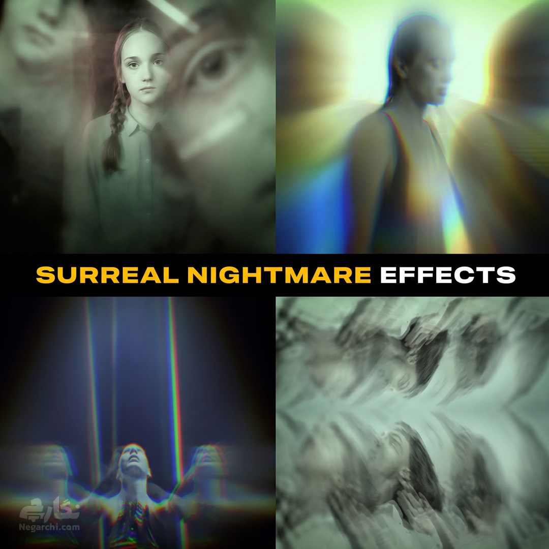 افکت ترسناک و کابوس مخصوص پریمیر پرو | Surreal Nightmare Effects