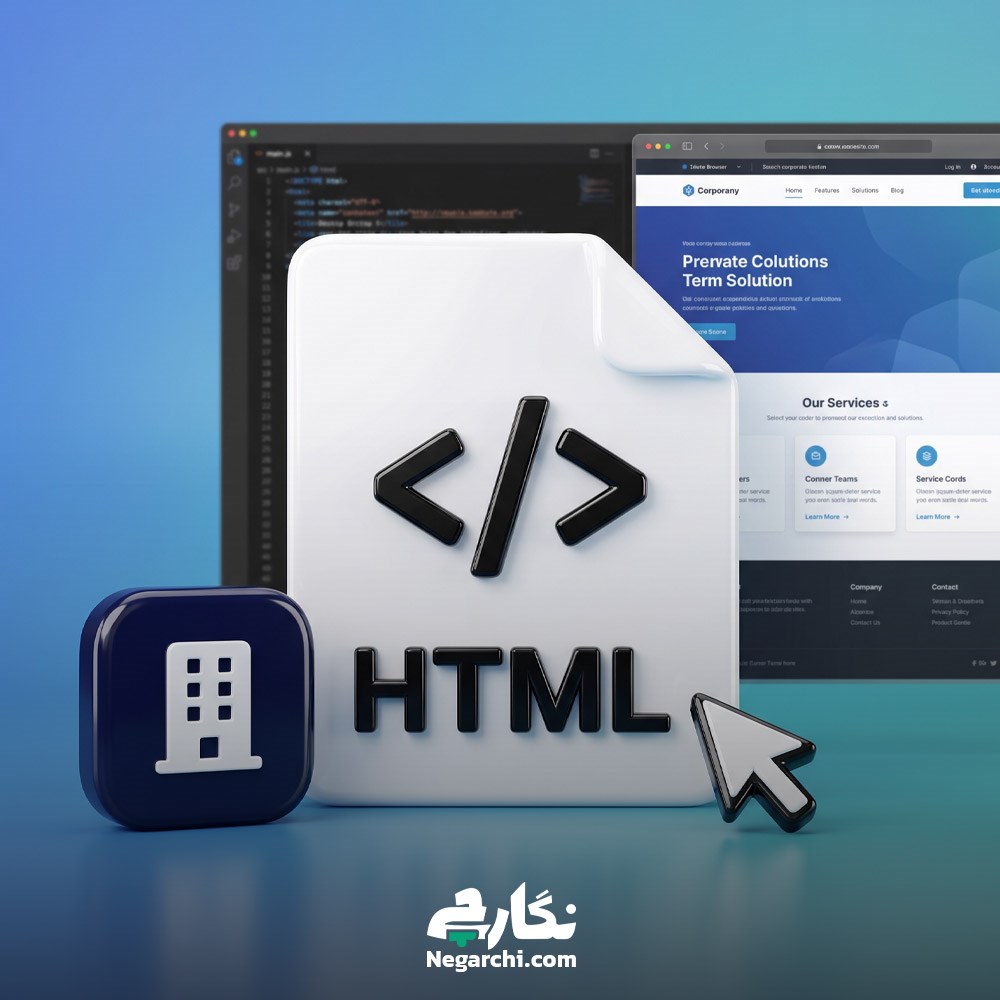 قالب سایت شرکتی HTML