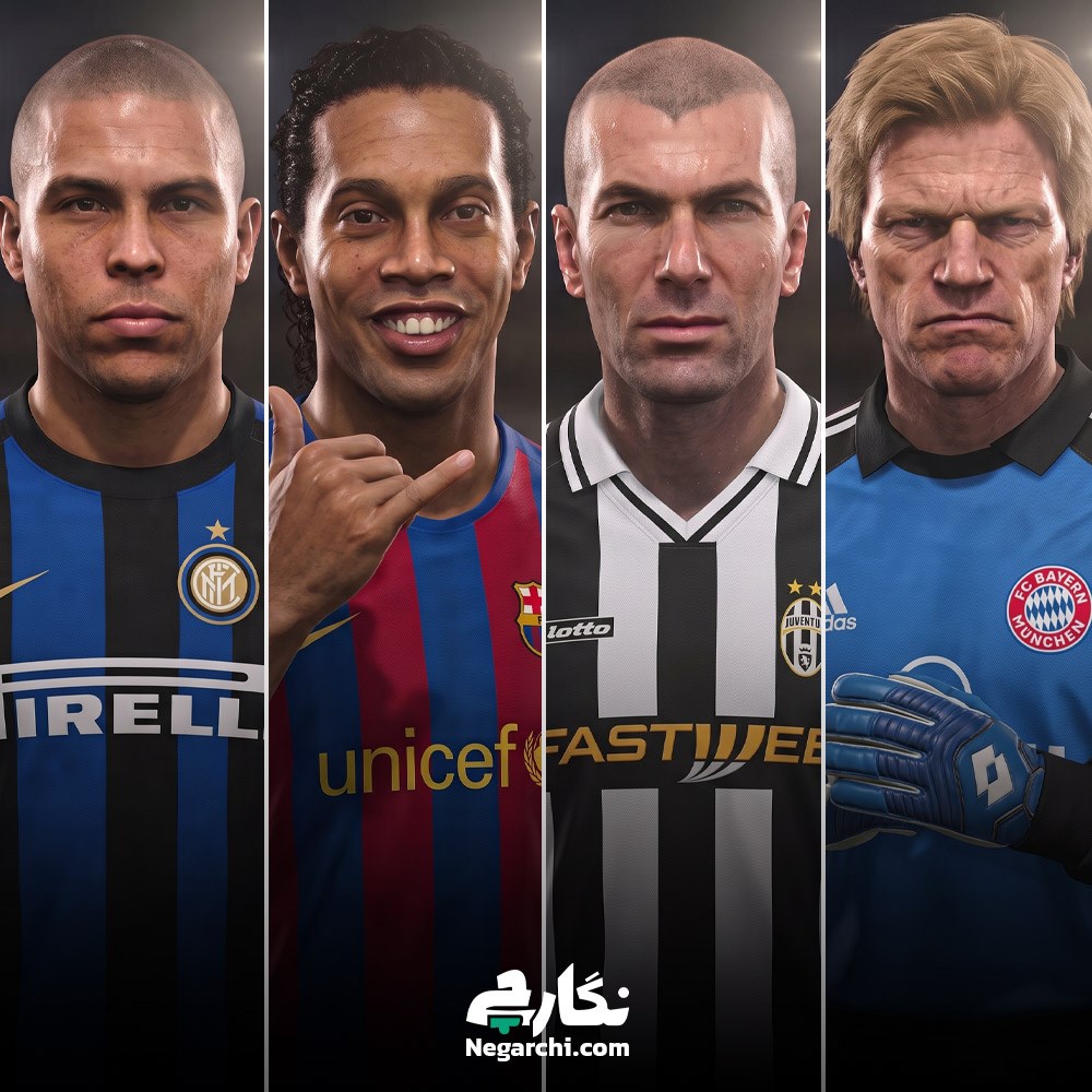 فیس‌پک کلاسیک PES 2021؛ هر پک یک باشگاه