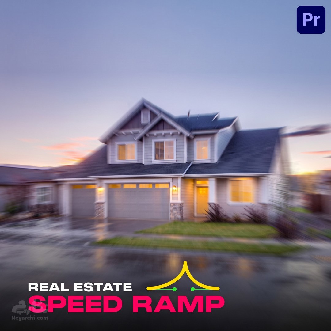 قالب آماده مشاور املاک با افکت Speed Ramp مخصوص پریمیر