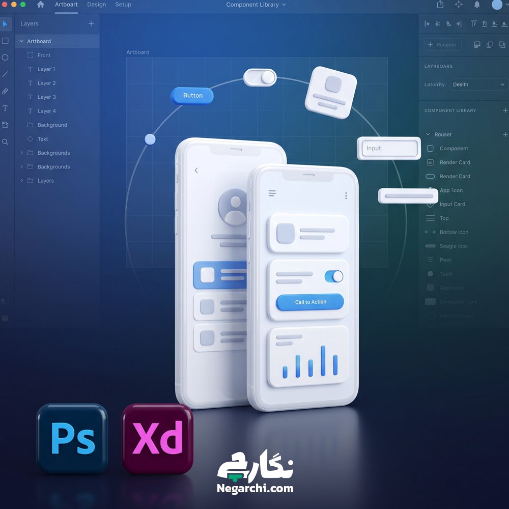 کیت UI لایه‌باز