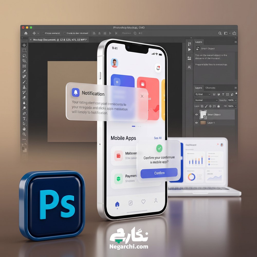 موکاپ در فتوشاپ