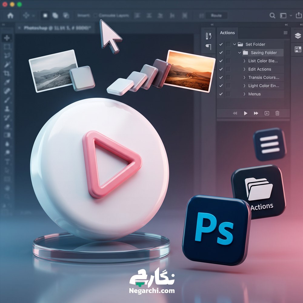 نصب و اجرای اکشن فتوشاپ