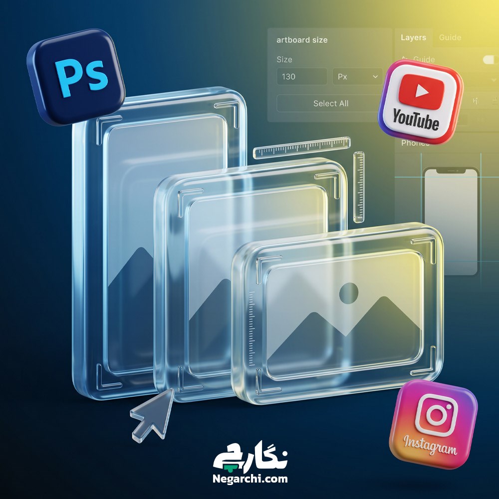 اندازه پست، استوری، ریلز و تامنیل یوتیوب