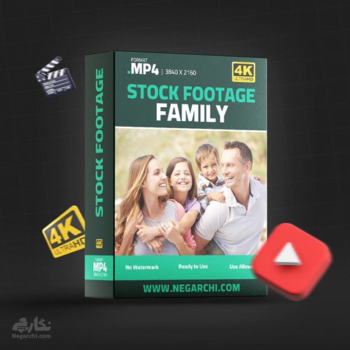 پک 20 ویدیو استوک خانواده با کیفیت 4K